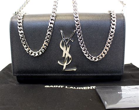 ysl black bag chain